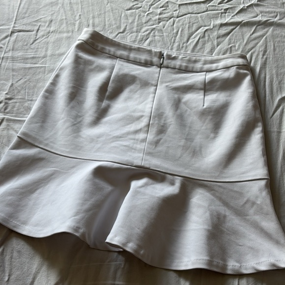 Concept Club White Ruffle Hem Skirt | Tenniscore Y2K Preppy Aesthetic XS - Picture 4 of 5